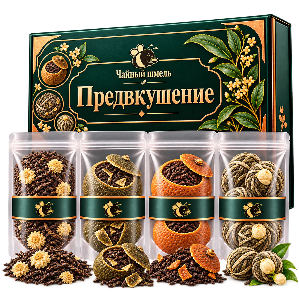 Набор «Предвкушение»: 4 сорта чая